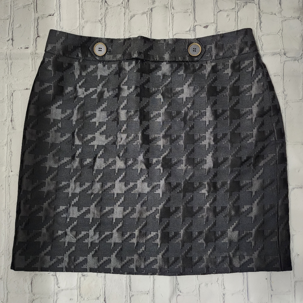 Nwt Loft houndstooth skirt